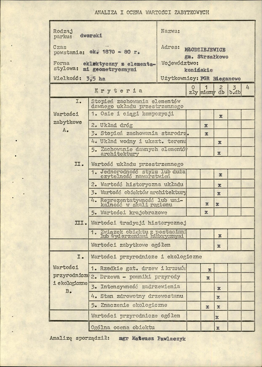 Ewidencja parkowa, skan nr 7