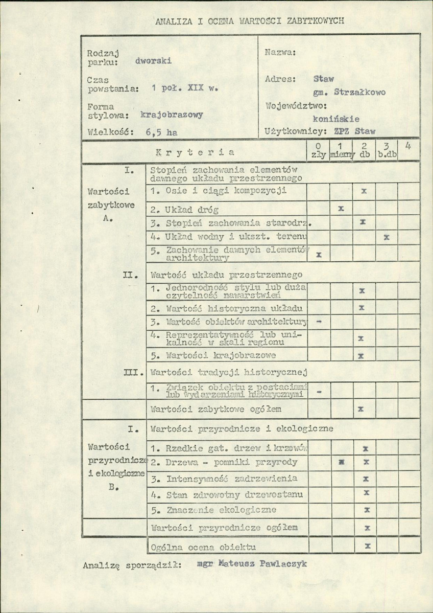 Ewidencja parkowa, skan nr 6