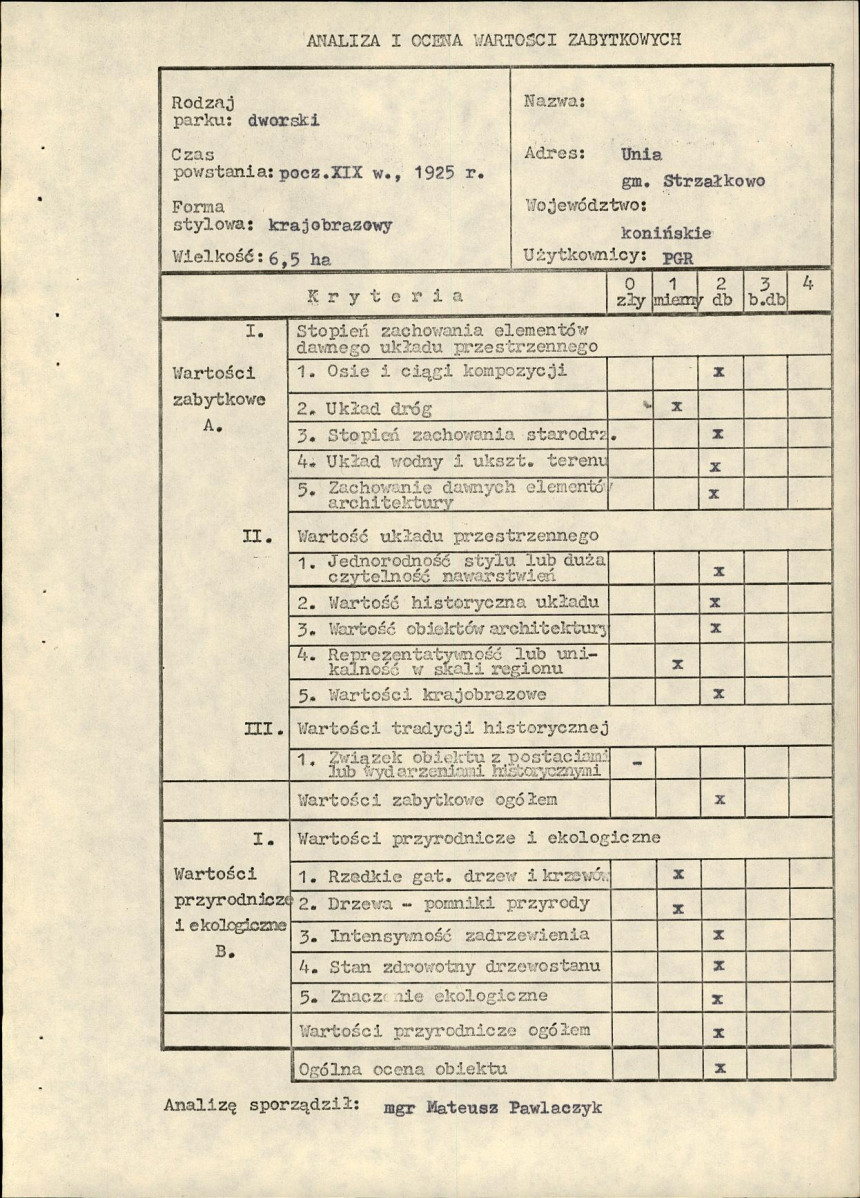 Ewidencja parkowa, skan nr 7
