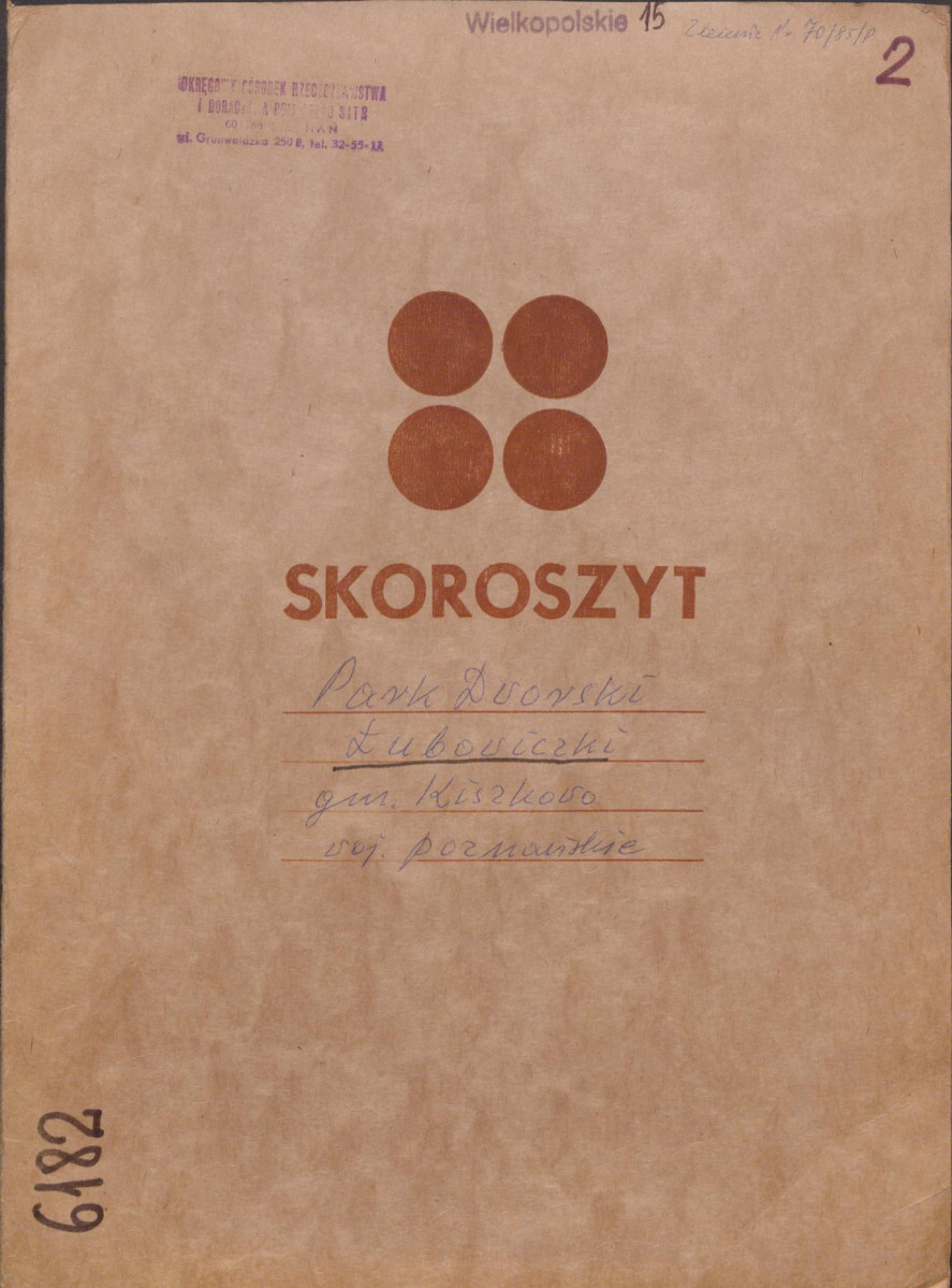 EP - Ewidencja parkowa, skan nr 1