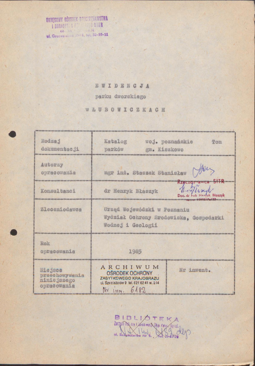 EP - Ewidencja parkowa, skan nr 7