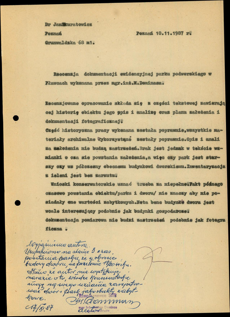 Ewidencja parkowa, skan nr 6