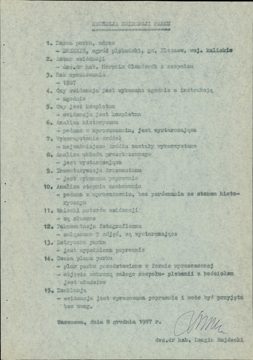 EP - Ewidencja parkowa, skan nr 6