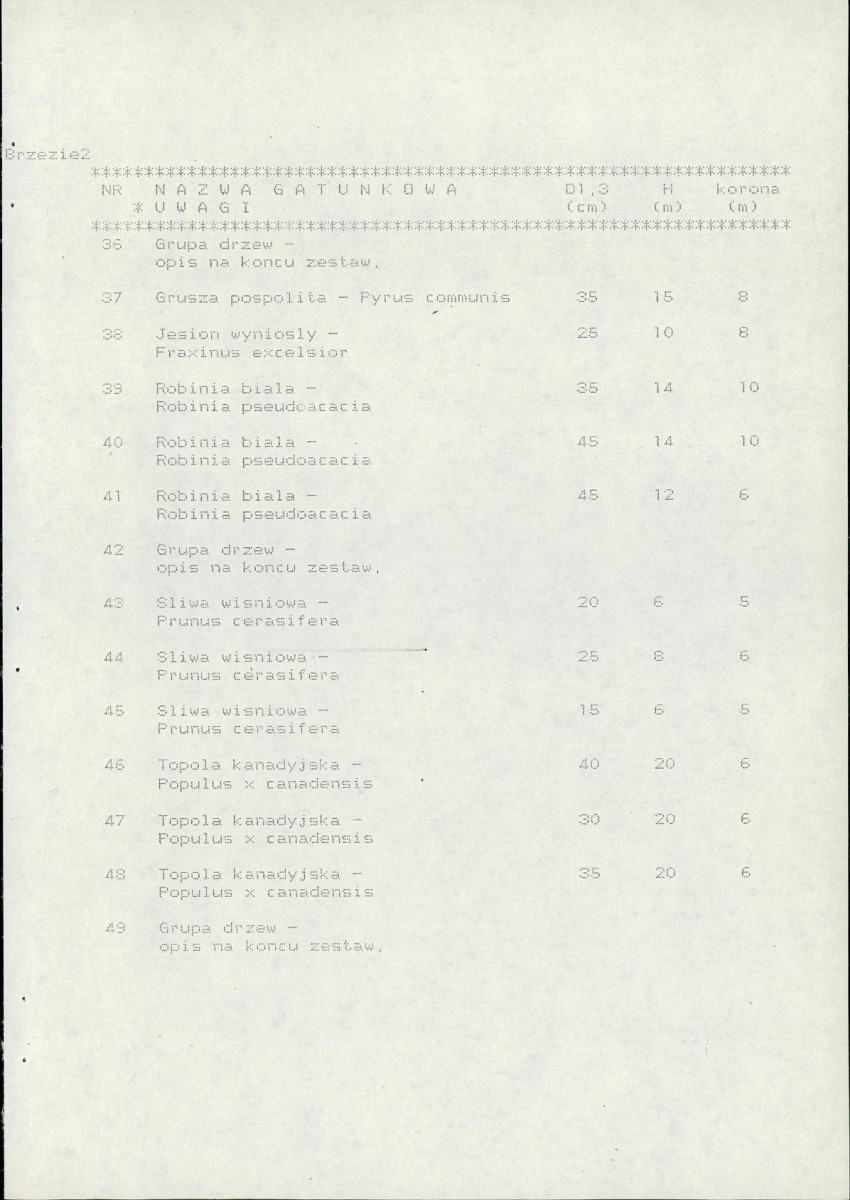 EP - Ewidencja parkowa, skan nr 16