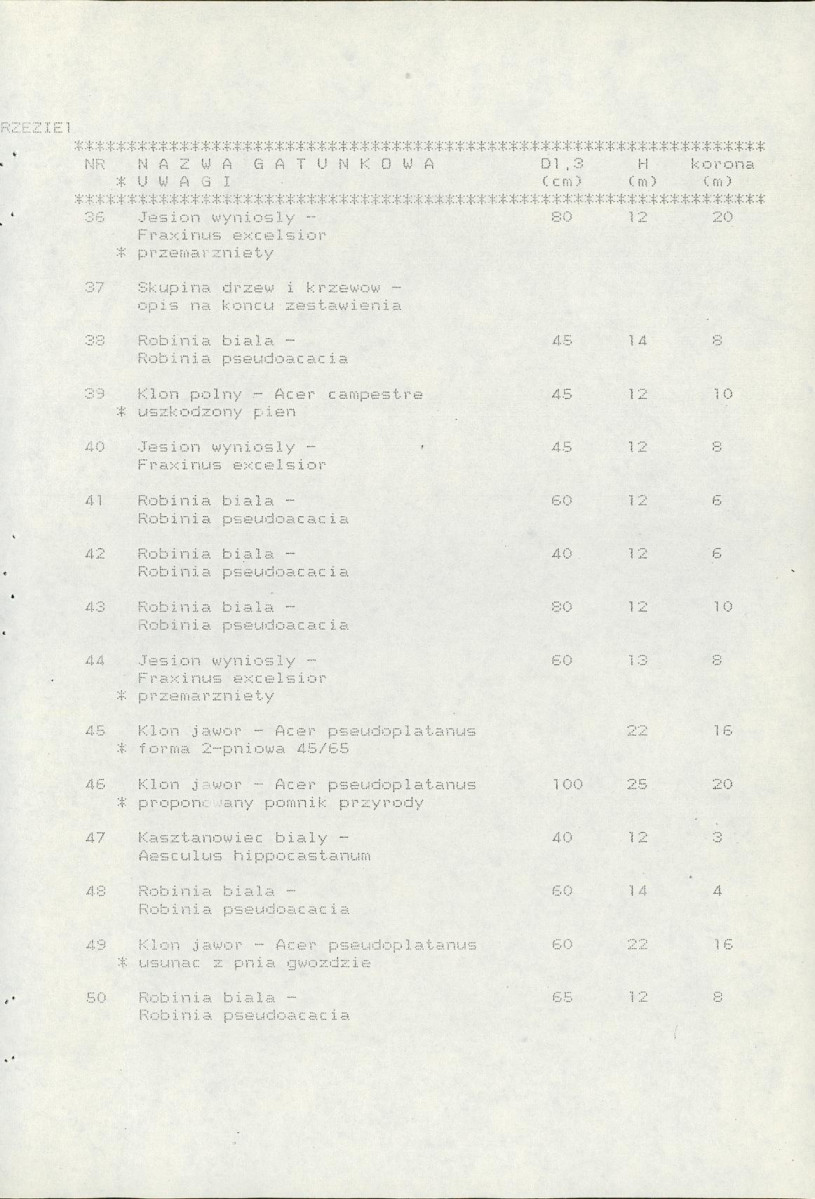 EP - Ewidencja parkowa, skan nr 19