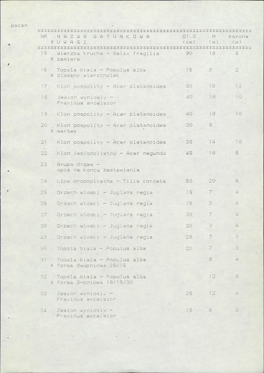 EP - Ewidencja parkowa, skan nr 15