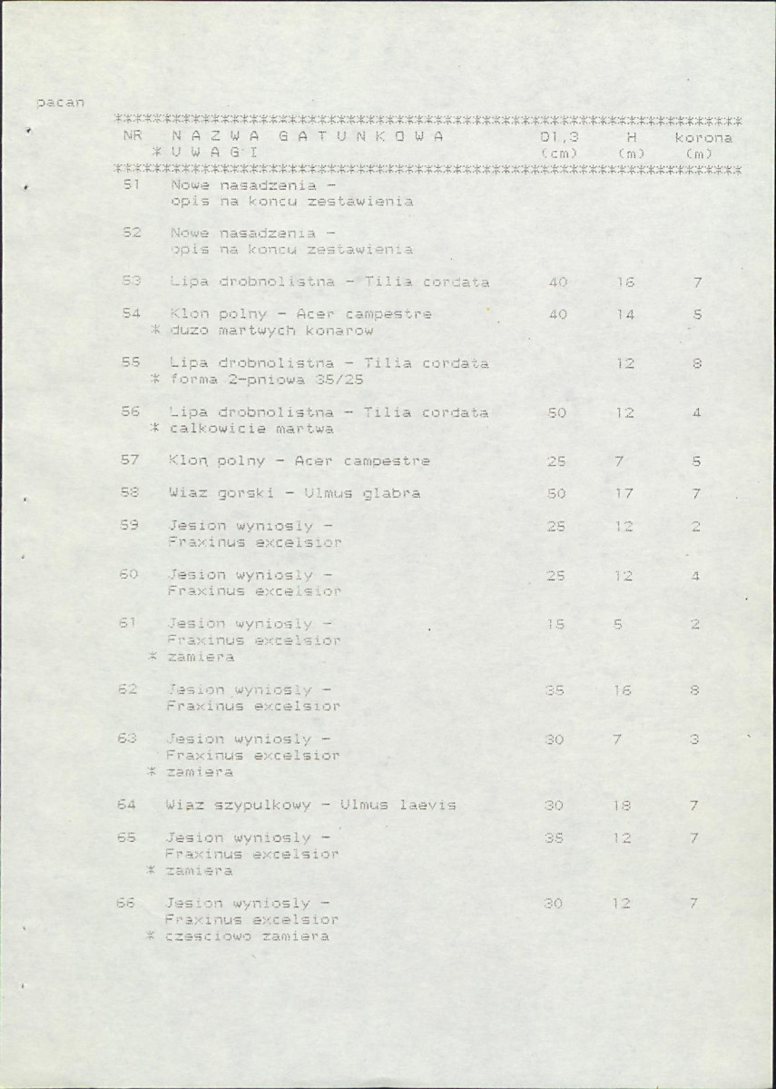 EP - Ewidencja parkowa, skan nr 17