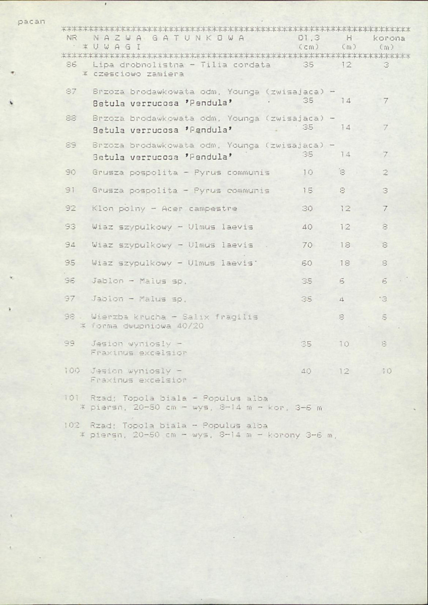 EP - Ewidencja parkowa, skan nr 19