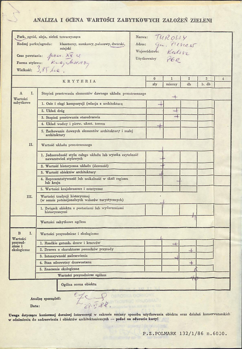 EP - Ewidencja parkowa, skan nr 3