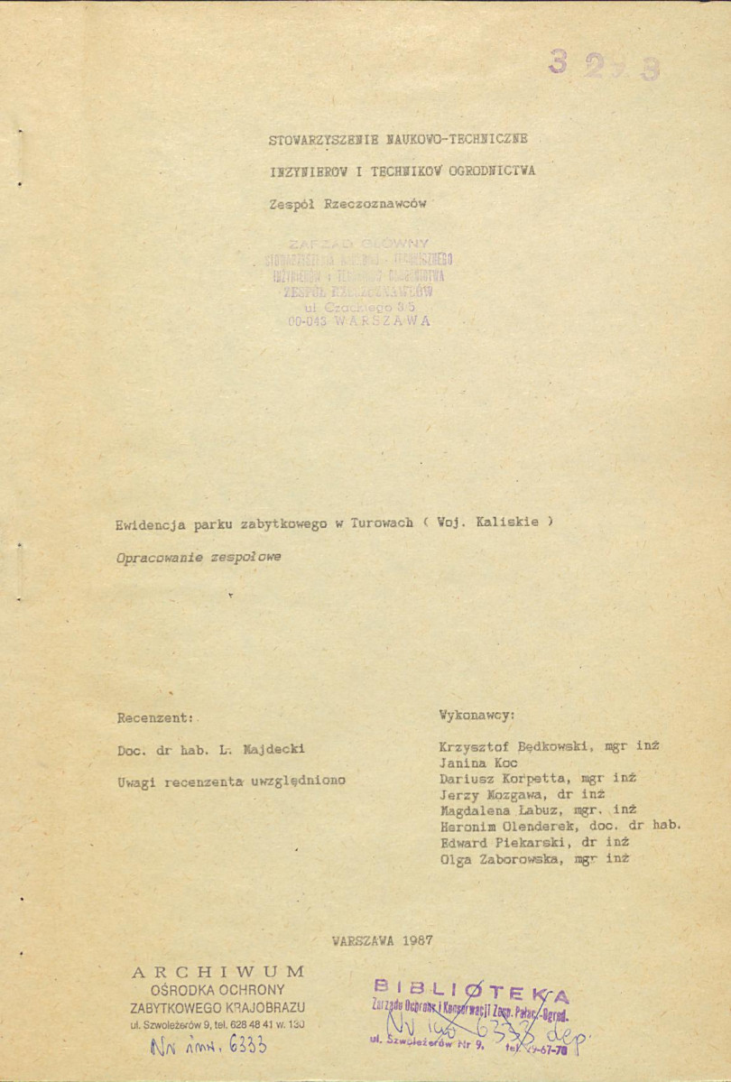 EP - Ewidencja parkowa, skan nr 4