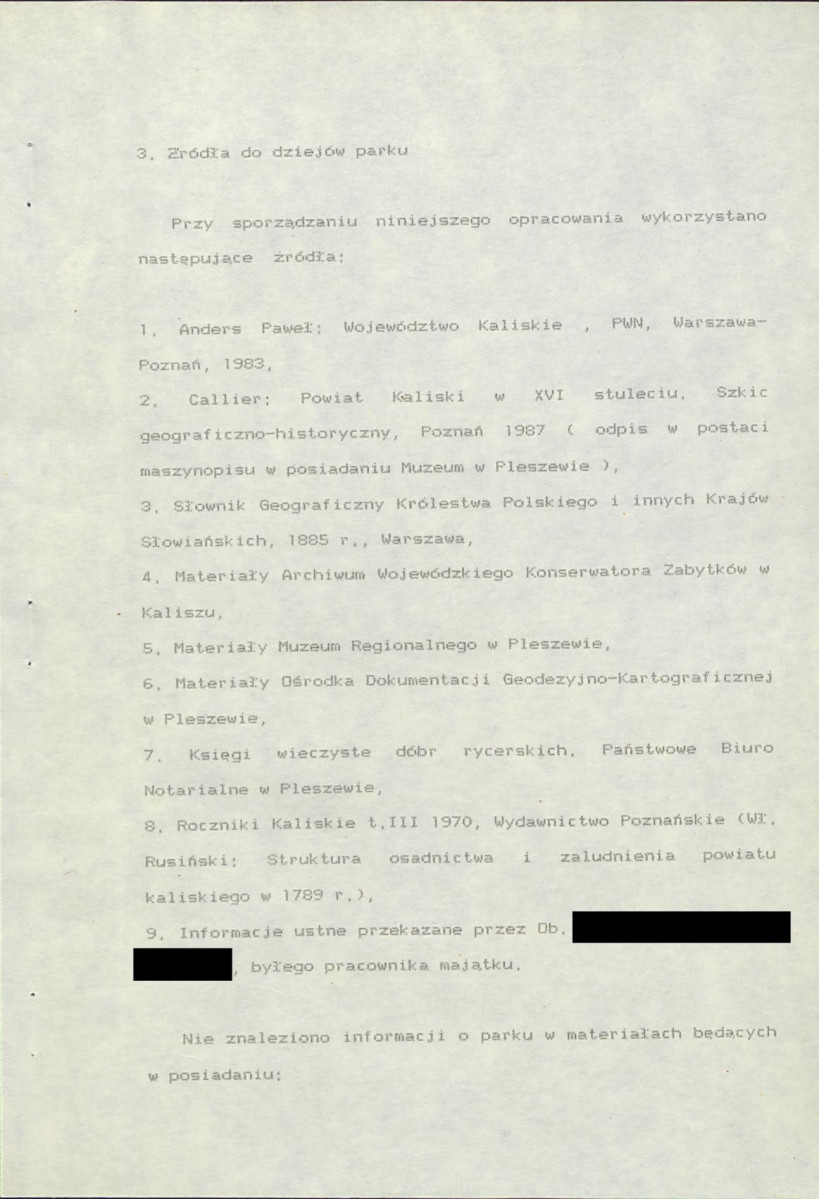 EP - Ewidencja parkowa, skan nr 10