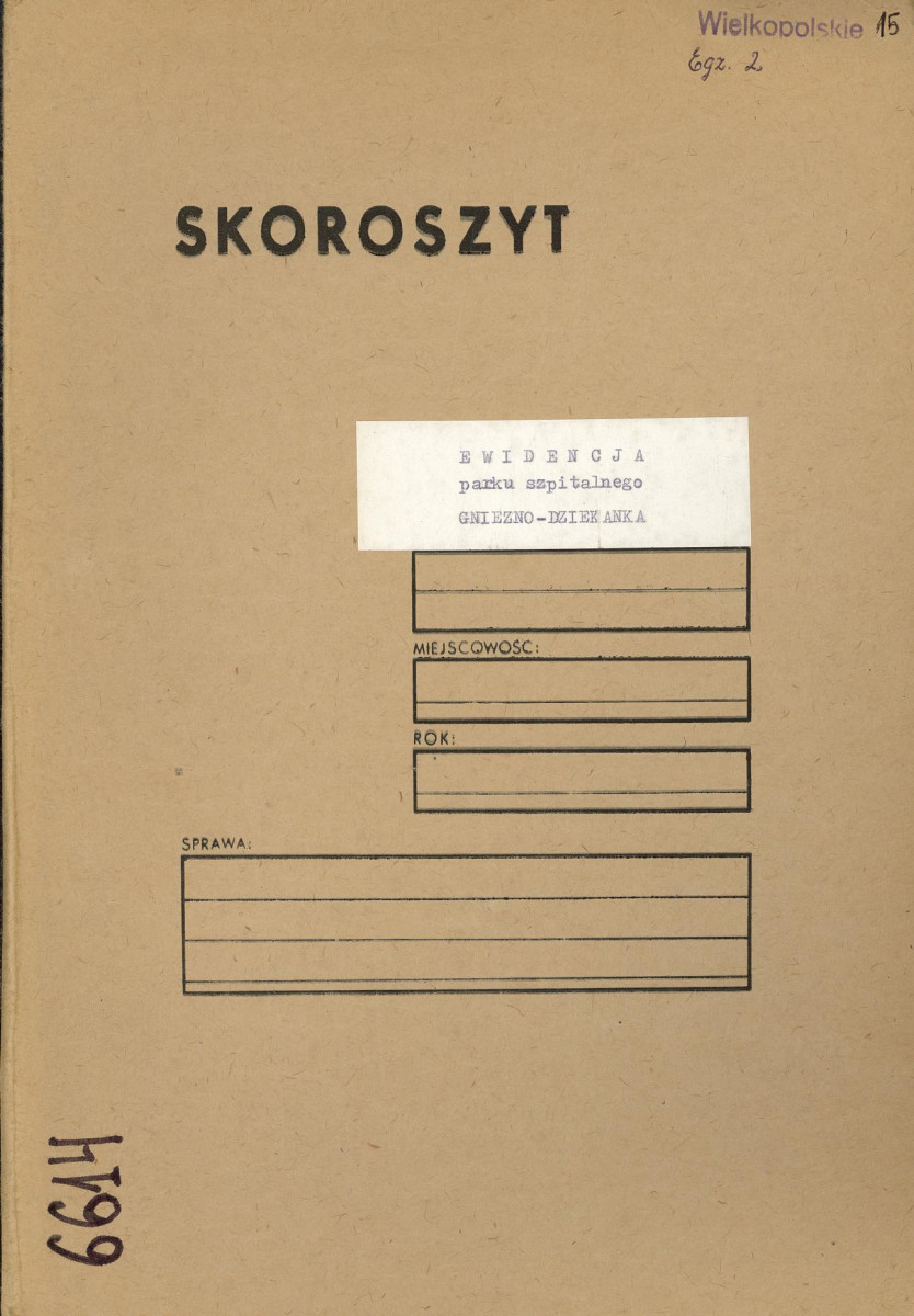 EP - Ewidencja parkowa, skan nr 1