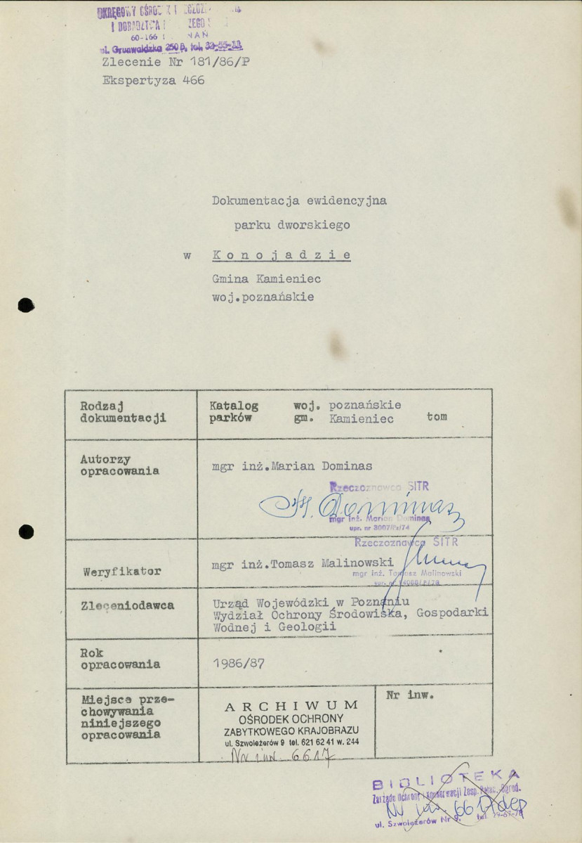 EP - Ewidencja parkowa, skan nr 5