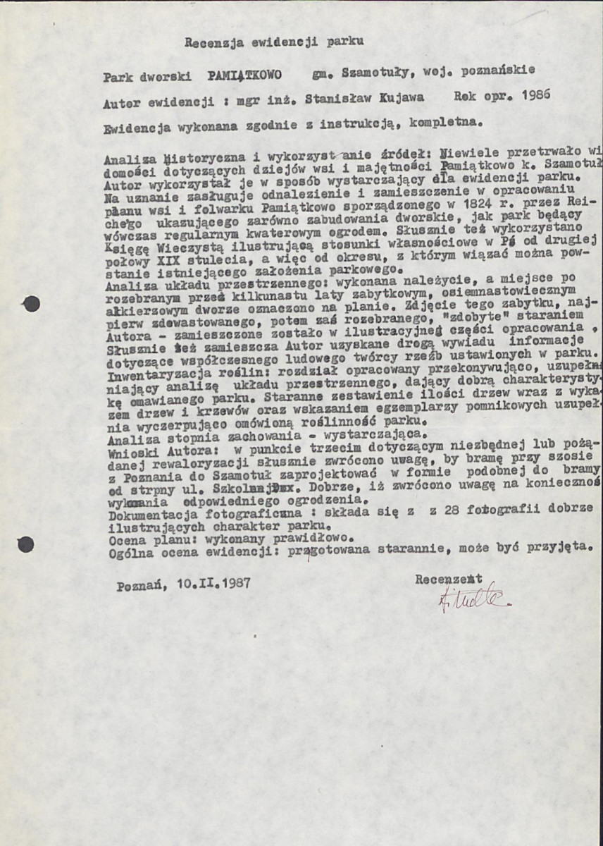 Ewidencja parkowa, skan nr 5