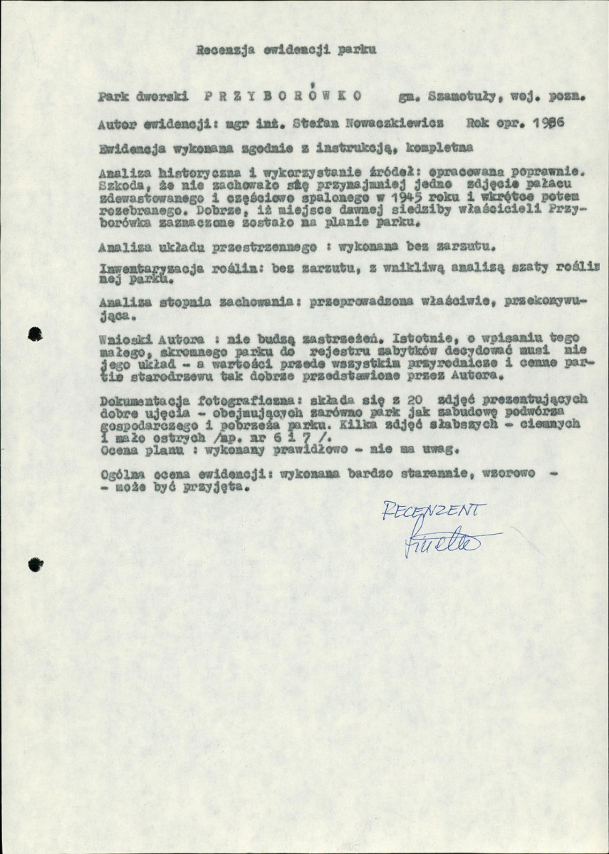 Ewidencja parkowa, skan nr 6
