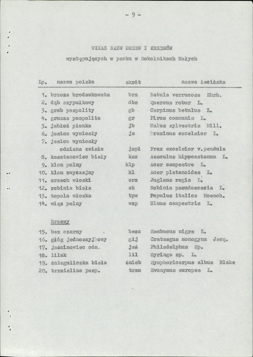 Ewidencja parkowa, skan nr 16