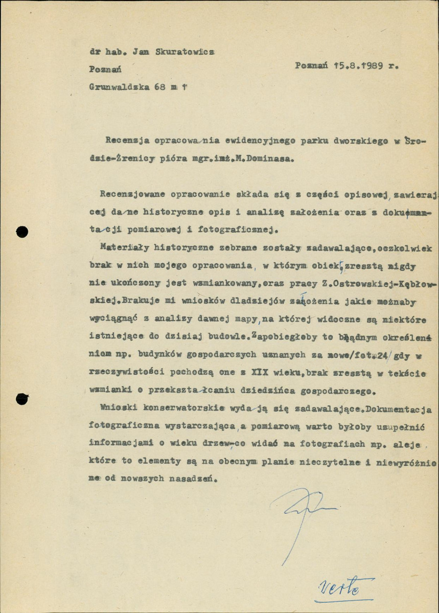 Ewidencja parkowa, skan nr 6