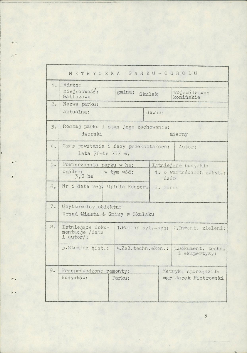 Ewidencja parkowa, skan nr 6