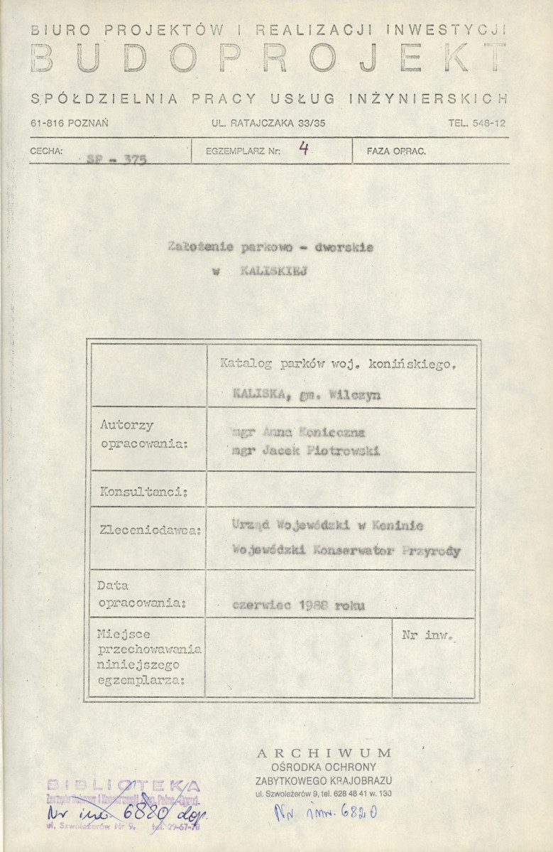Ewidencja parkowa, skan nr 5