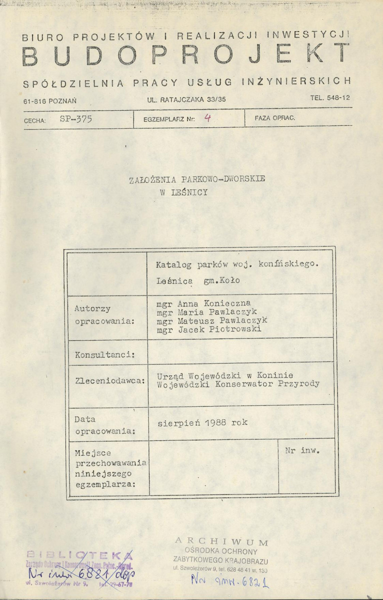 Ewidencja parkowa, skan nr 5