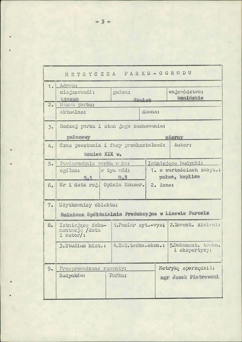 Ewidencja parkowa, skan nr 7