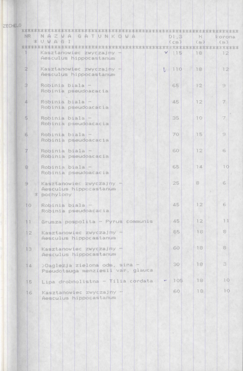 Ewidencja parkowa, skan nr 16