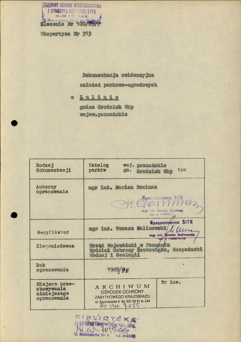 EP - Ewidencja parkowa, skan nr 4