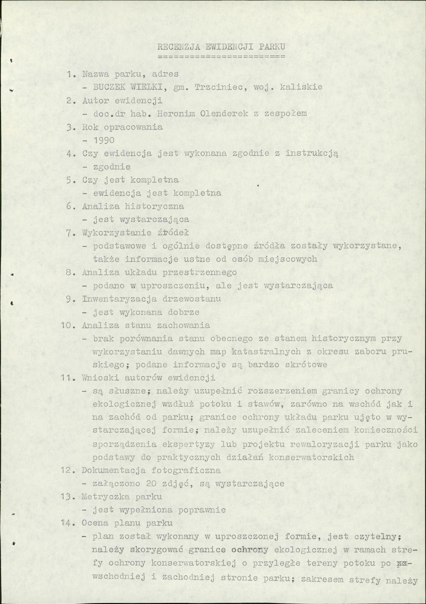 EP - Ewidencja parkowa, skan nr 19
