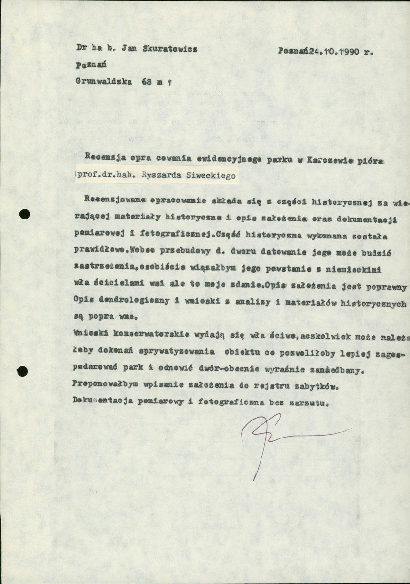 EP - Ewidencja parkowa, skan nr 5