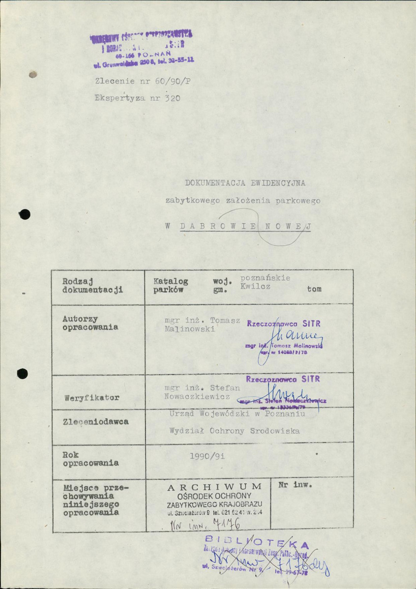 EP - Ewidencja parkowa, skan nr 4