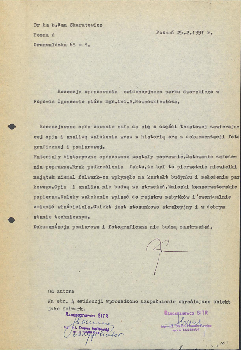 EP - Ewidencja parkowa, skan nr 5