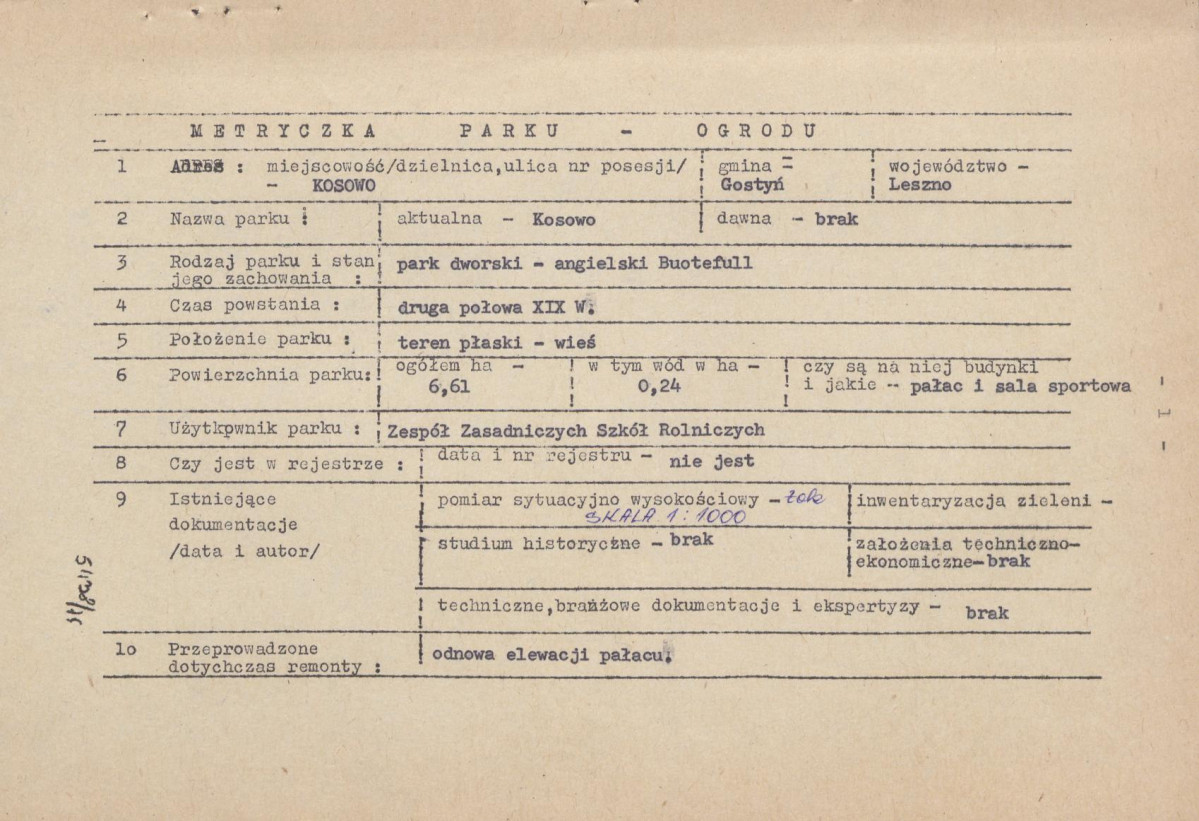 Ewidencja parkowa, skan nr 7