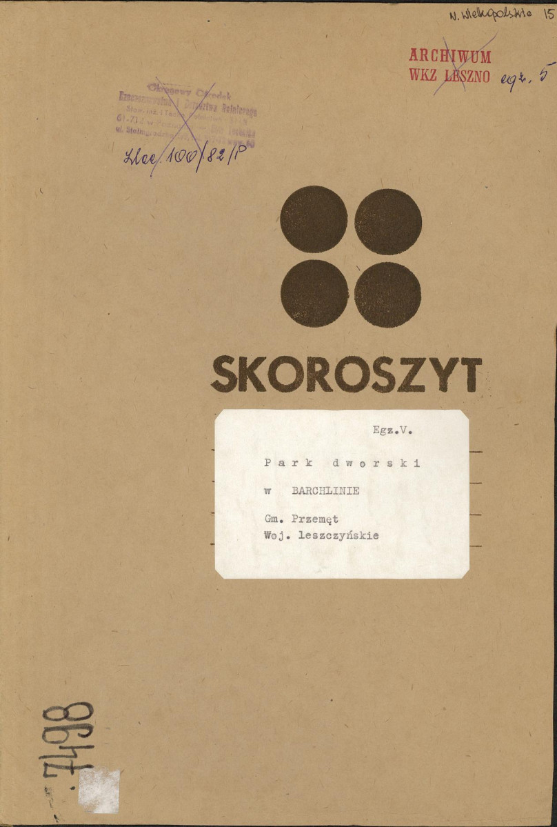 EP - Ewidencja parkowa, skan nr 1