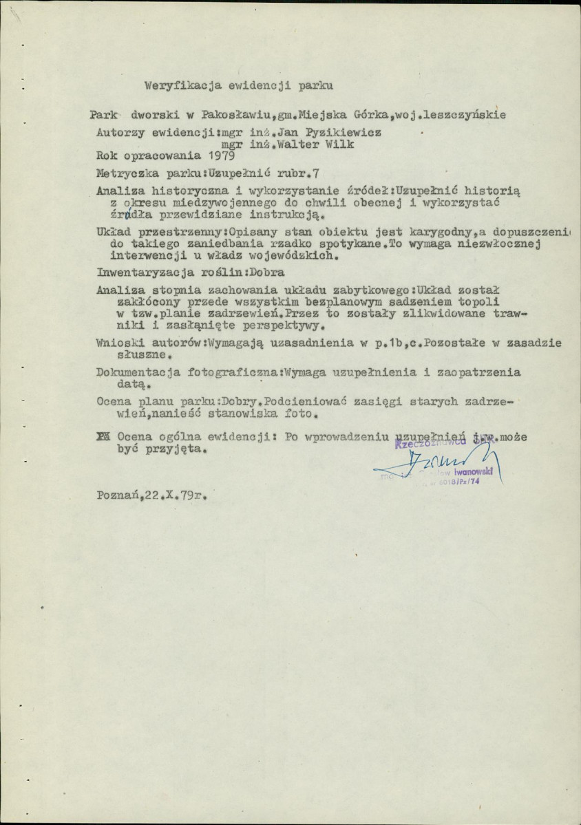 Ewidencja parkowa, skan nr 6