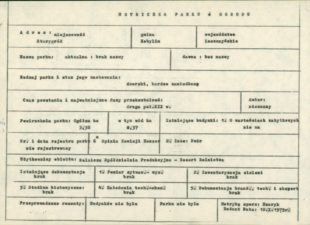 EP - Ewidencja parkowa, skan nr 6