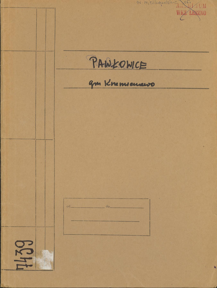 Ewidencja parkowa, skan nr 1