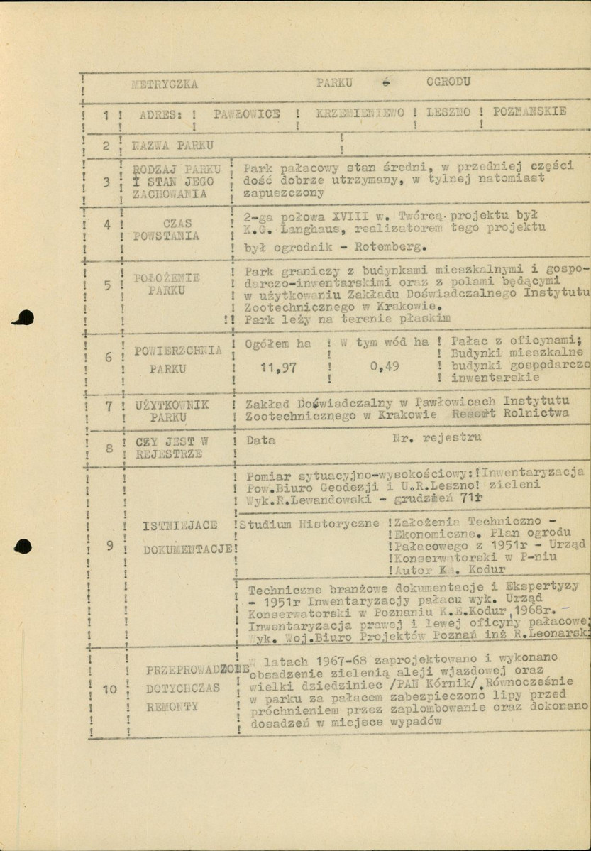 Ewidencja parkowa, skan nr 5