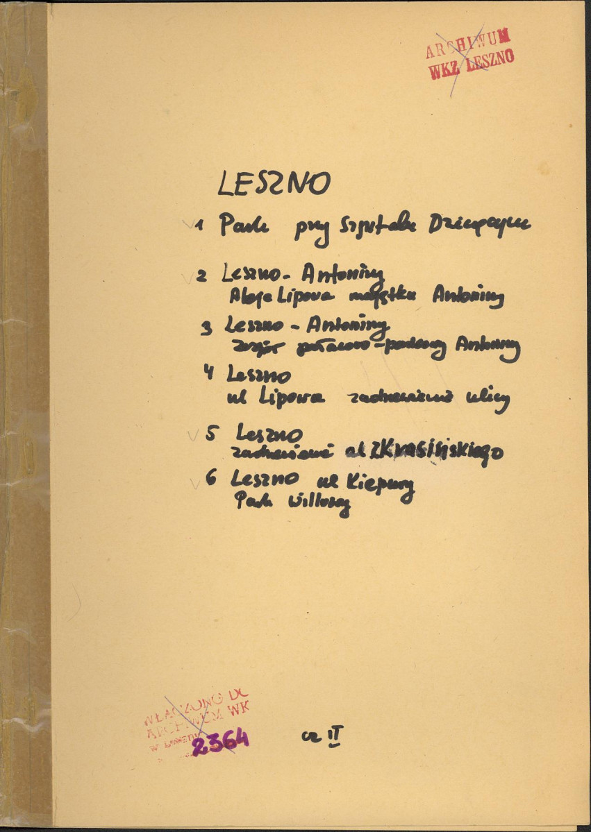 Ewidencja parkowa, skan nr 1