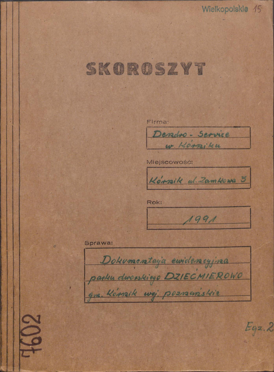 Ewidencja parkowa, skan nr 1