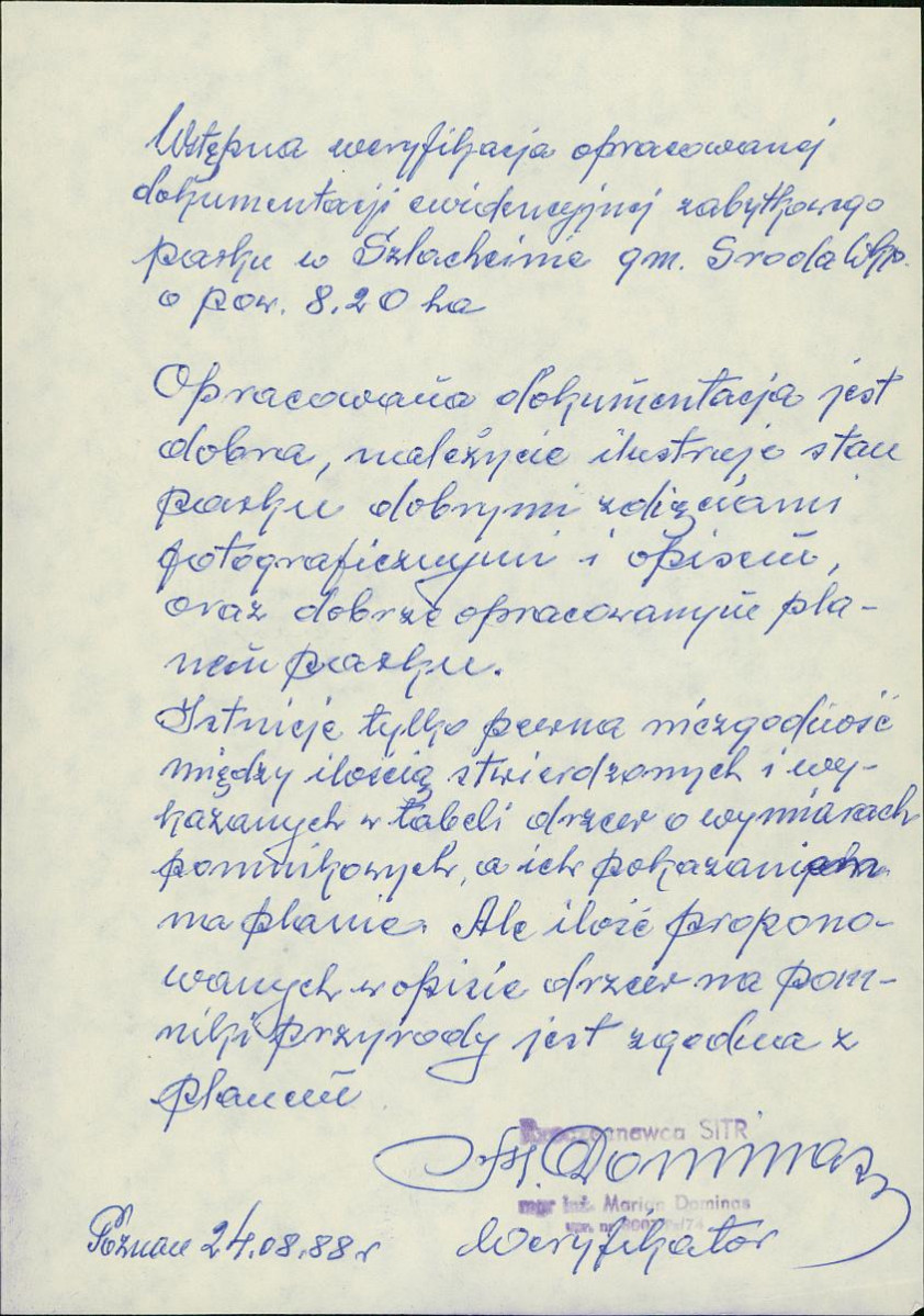 Ewidencja parkowa, skan nr 6