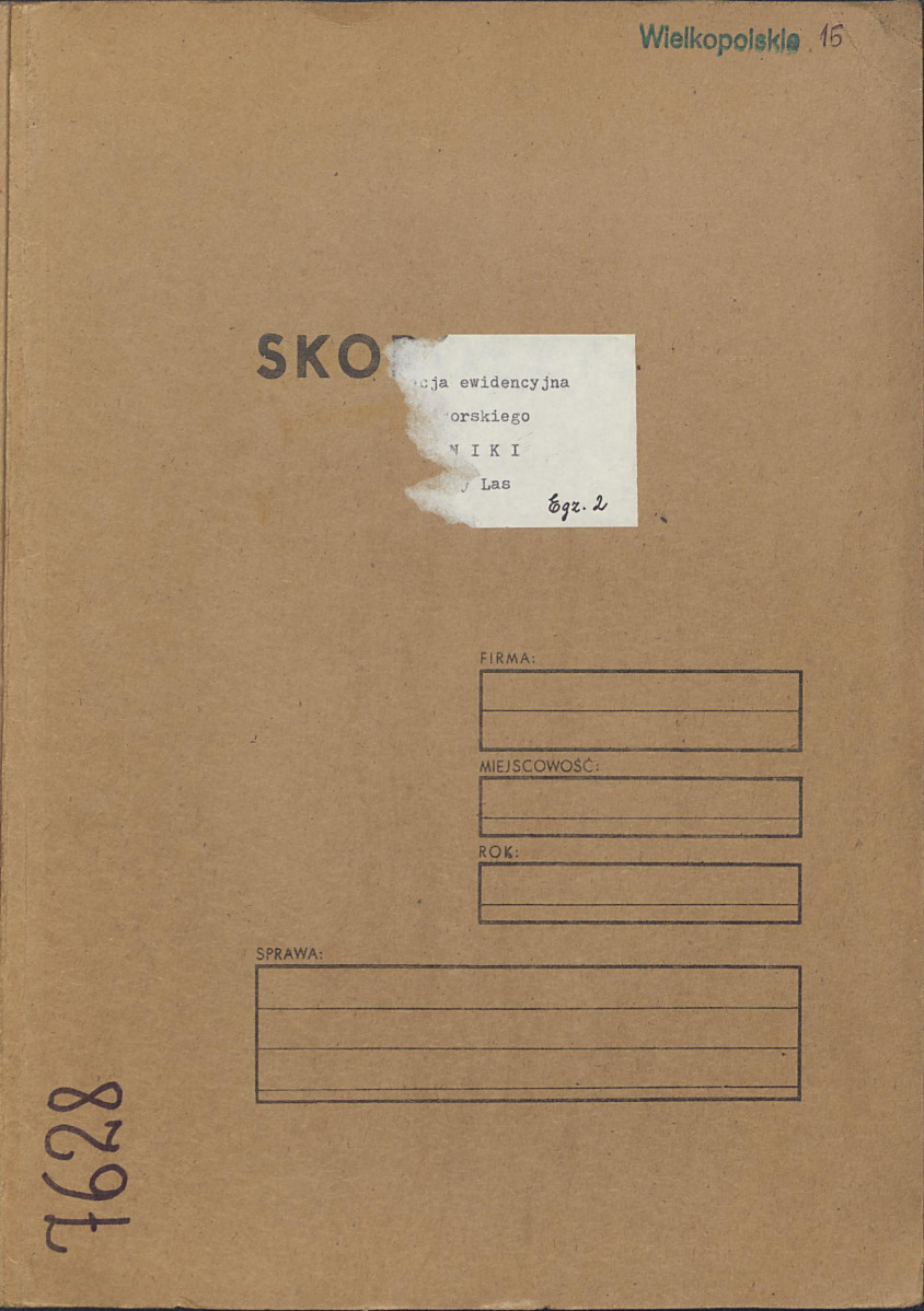 EP - Ewidencja parkowa, skan nr 1