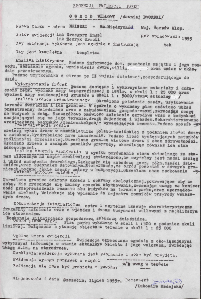Ewidencja parkowa, skan nr 33