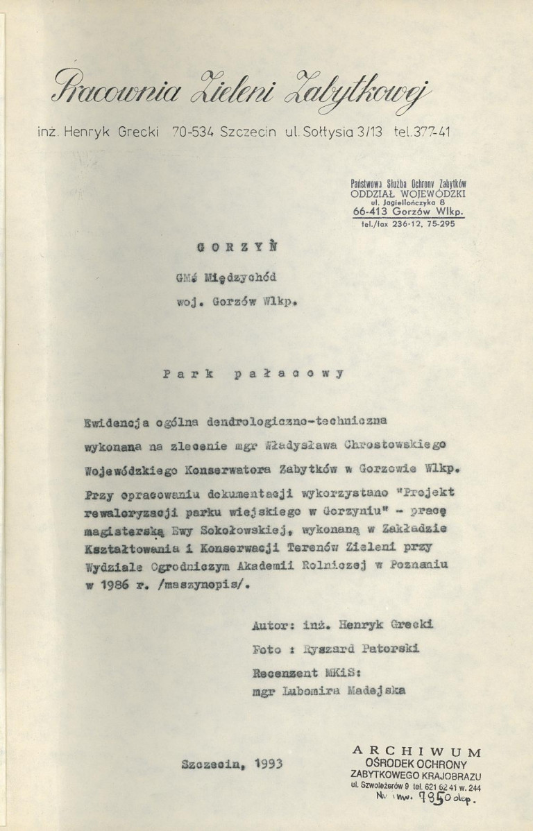 Ewidencja parkowa, skan nr 3