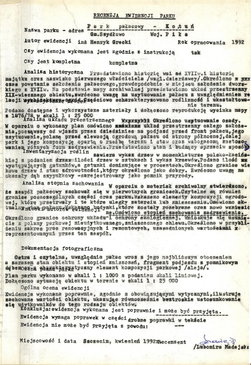 Ewidencja parkowa, skan nr 4