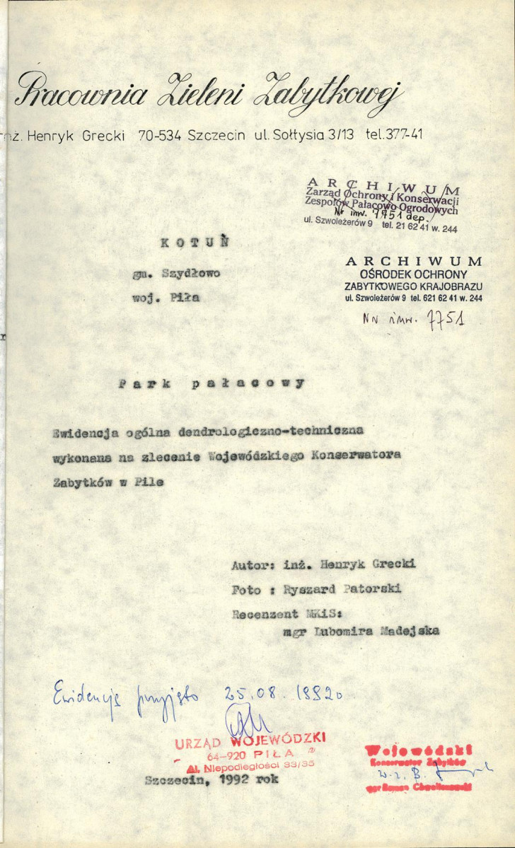 Ewidencja parkowa, skan nr 6