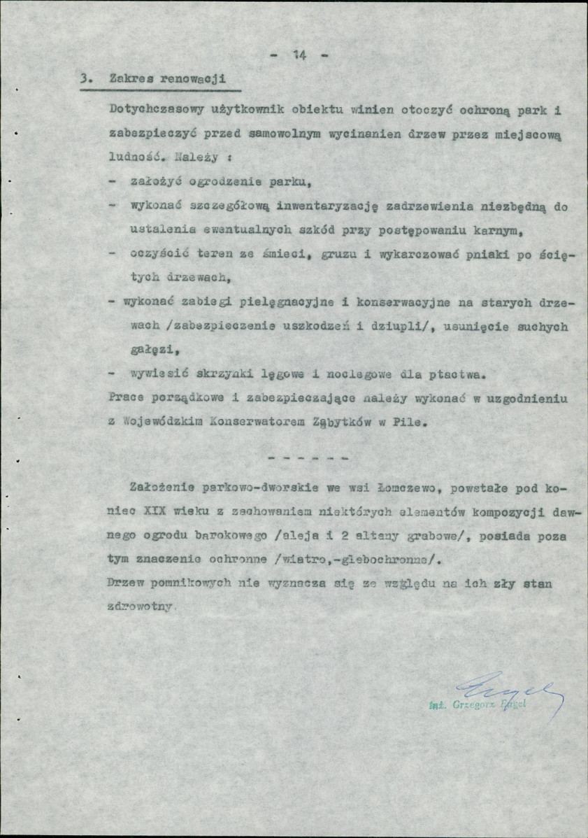 Ewidencja parkowa, skan nr 17