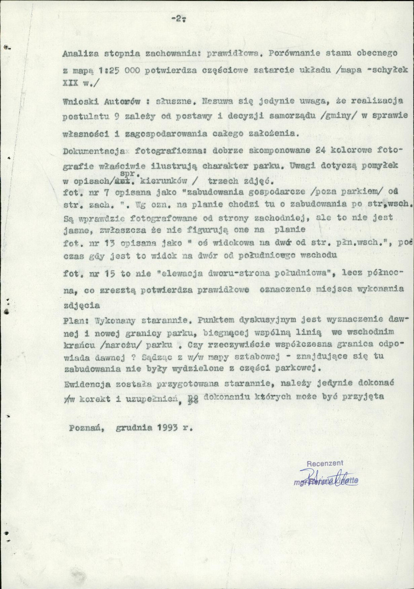 Ewidencja parkowa, skan nr 58