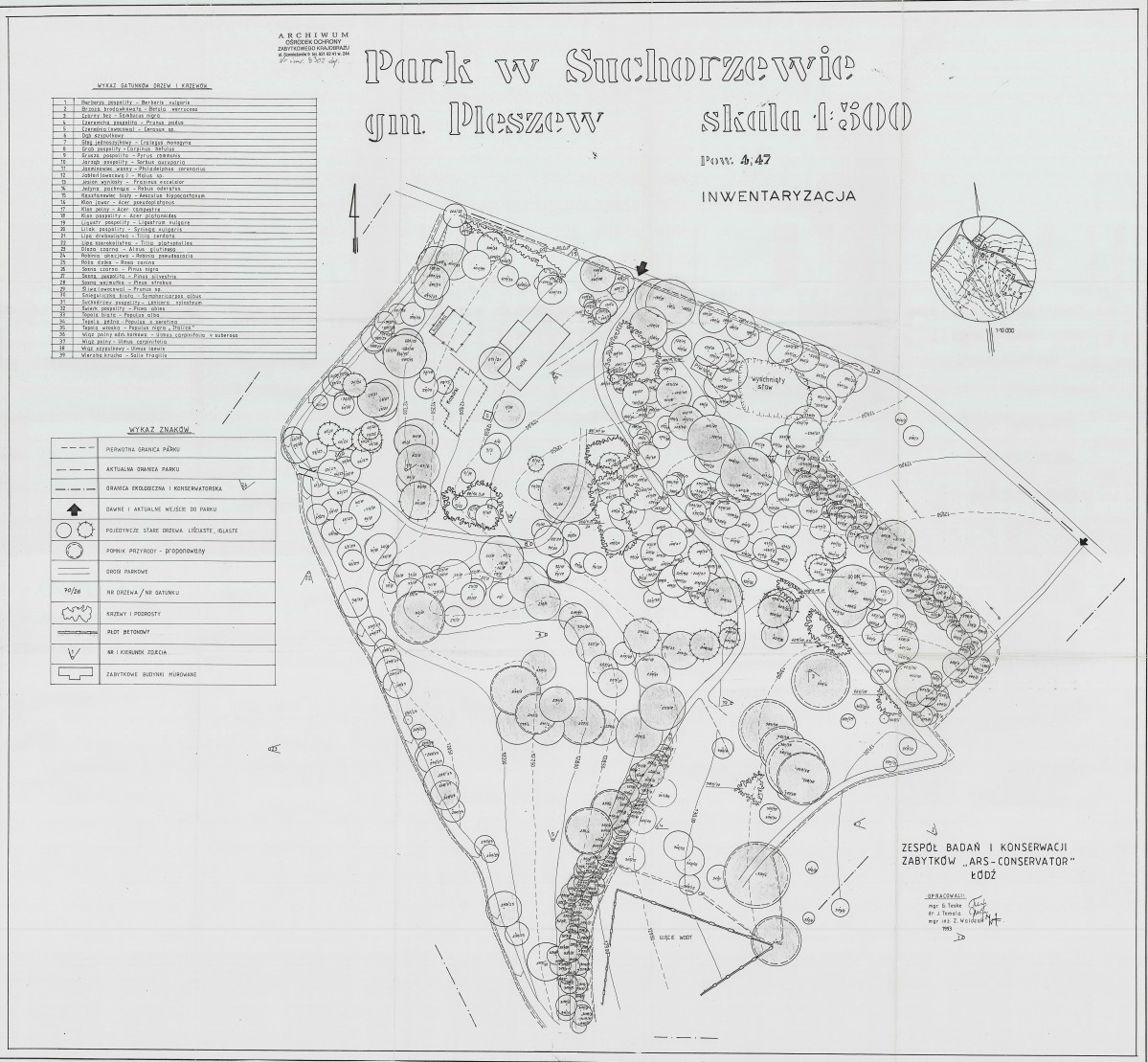 Ewidencja parkowa, skan nr 75