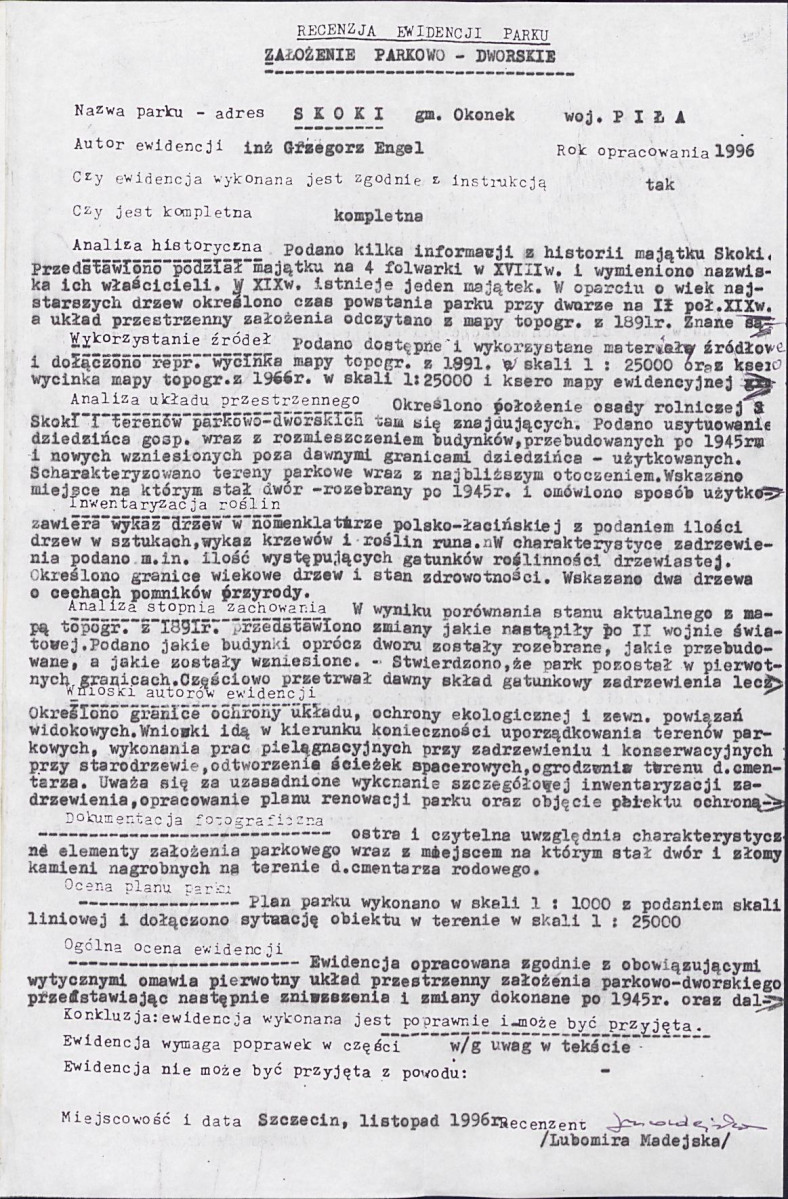 Ewidencja parkowa, skan nr 34