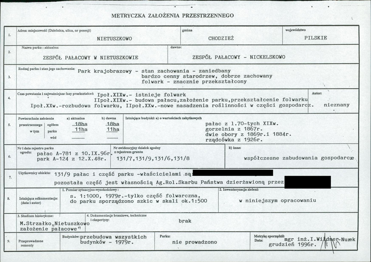 EP - Ewidencja parkowa, skan nr 7
